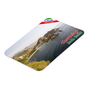 Magnet Flexible Italie - Sicile - Taormina - Isola Bella -