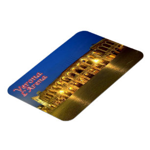 Magnet Flexible Italie - Vénétie - Vérone - Arène de nuit -
