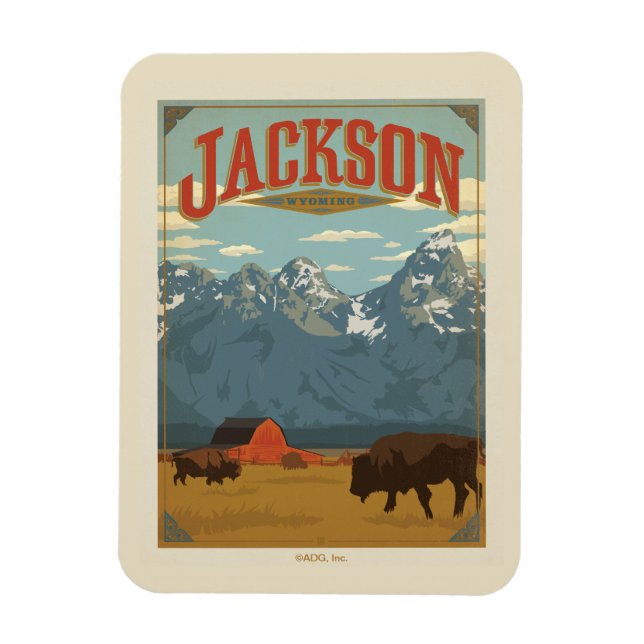 Magnet Flexible Jackson | Wyoming (Vertical)