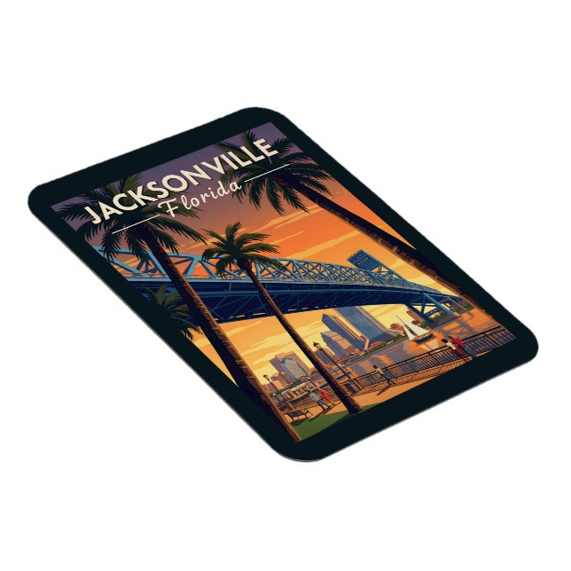 Magnet Flexible Jacksonville Floride (Côté Droit)