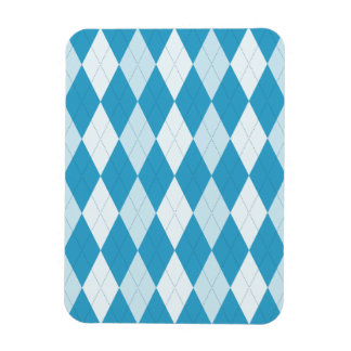 Magnet Flexible Jacquard bleu Peacock Petite forme diamant