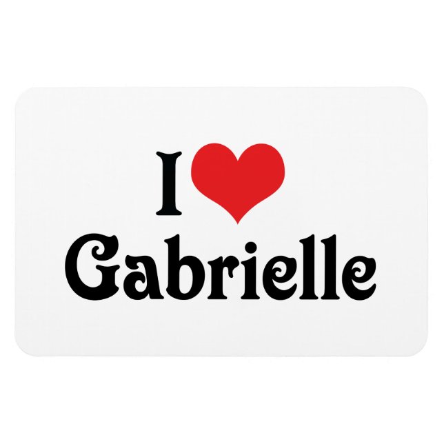 Magnet Flexible J'adore Gabrielle (Horizontal)