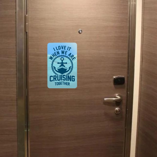 Magnet Flexible J'adore quand on fait la croisière ensemble - Port (Créateur téléchargé)