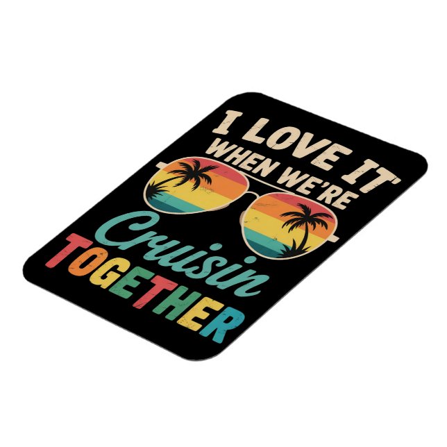 Magnet Flexible J'adore quand on fait une croisière ensemble Navir (Côté Gauche)