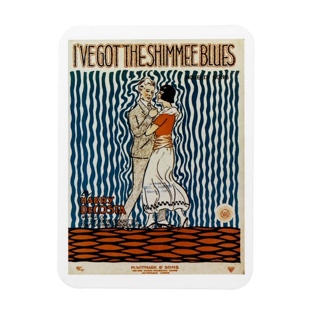 Magnet Flexible J'ai le Shimmie Blues (Vertical)