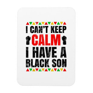 Magnet Flexible J'Ai Un Cadeau Fils Noir Pour Maman Noire Papa