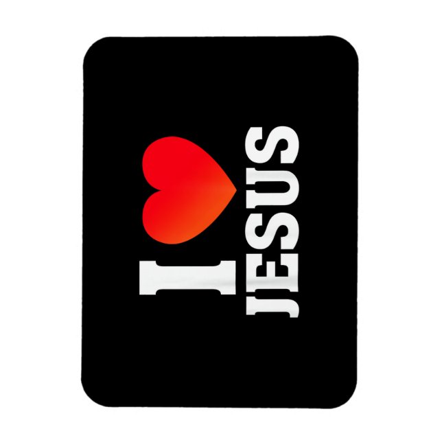 Magnet Flexible J'aime Jésus (Vertical)