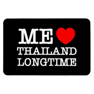 MAGNET FLEXIBLE J'AIME LA THAÏLANDE LONGTEMPS