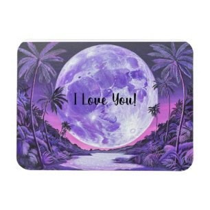 Magnet Flexible J'aime l'aimant photo You-Moon-Flexible