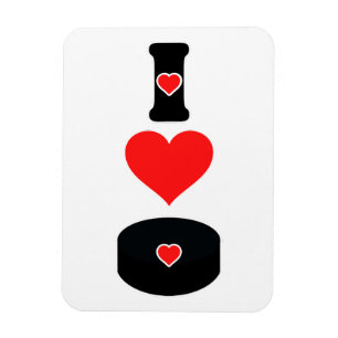 Magnet Flexible J'aime le hockey