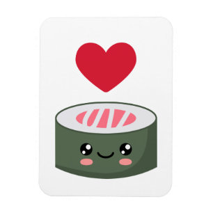 Magnet Flexible J'aime le Sushi
