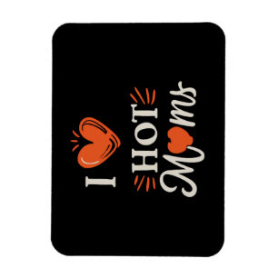 Magnet Flexible J'Aime Les FEMMES CHAUDES Je Coeur Les FEMMES CHAU