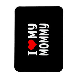 Magnet Flexible J'aime ma maman drôle pour maman maman