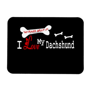 Magnet Flexible J'Aime Mon Dachshund