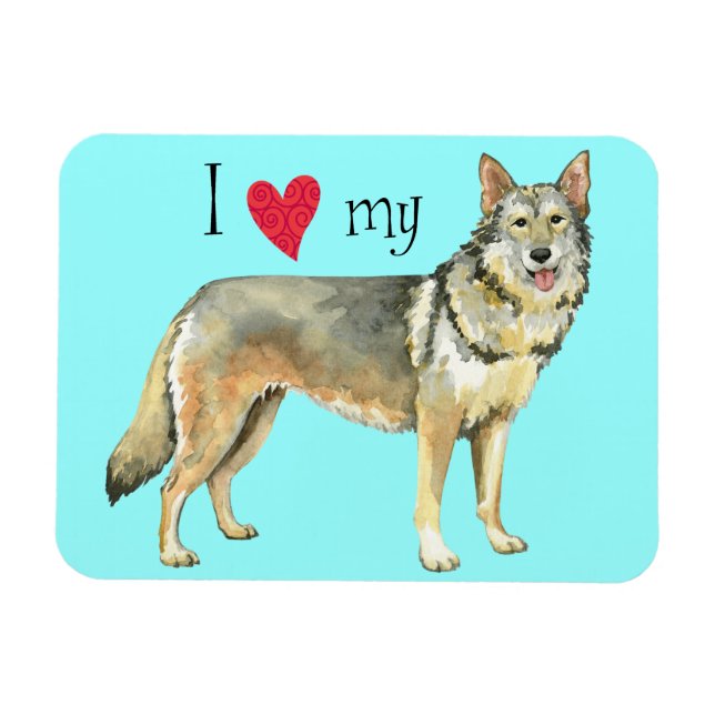 Magnet Flexible J'aime mon Utonagan (Horizontal)