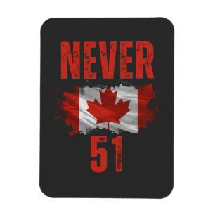 Magnet Flexible Jamais 51 Le Canada n'est pas à vendre