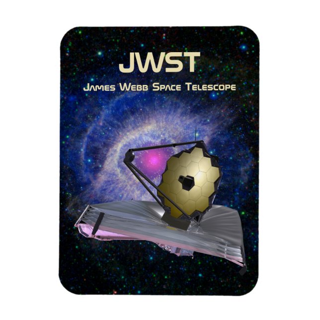 Magnet Flexible James Webb Télescope spatial JWST (Vertical)