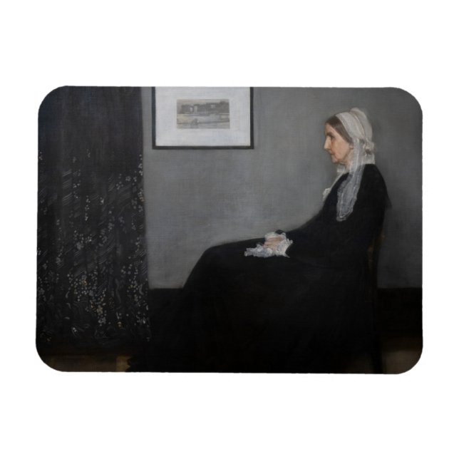 Magnet Flexible James Whistler - Portrait de la mère de l'artiste (Horizontal)