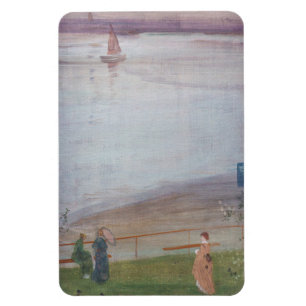 Magnet Flexible James Whistler - Variations en violet et vert