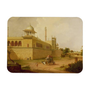 Magnet Flexible Jami Masjid, Delhi, 1811 (huile sur la toile)