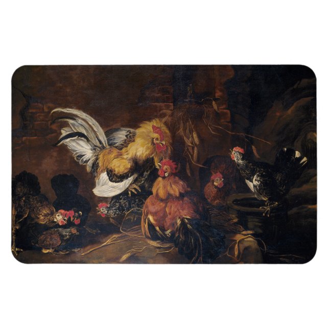 Magnet Flexible Jan Fyt Cockfight (Horizontal)