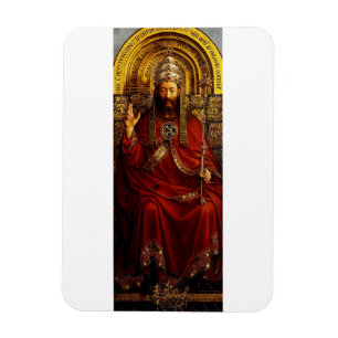 Magnet Flexible Jan van Eyck Dieu le Père sur un Trône Beaux-Arts