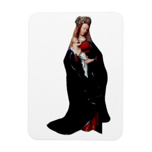 Magnet Flexible Jan van Eyck - La Vierge à l'église Beaux-Arts