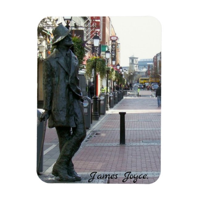 Magnet Flexible Janes Joyce auteur irlandais sculpture grandeur na (Vertical)