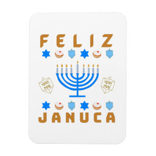 Magnet Flexible Januca, Feliz Januca, Menorah, Masada