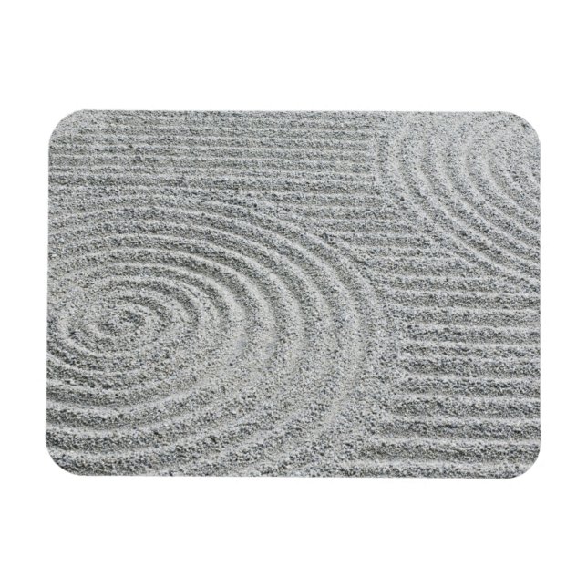 Magnet Flexible Japon, Kyoto, Temple Tofukuji, Motif dans le sable (Horizontal)