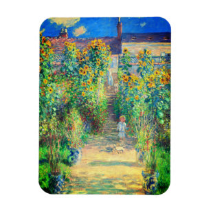 Magnet Flexible Jardin aux fleurs de Monet