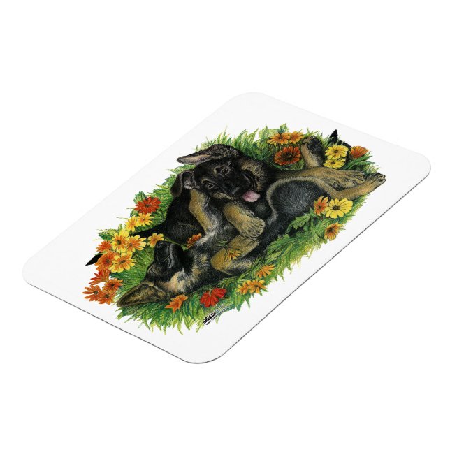 Magnet Flexible Jardin de chiots (Côté Gauche)