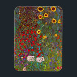 Magnet Flexible Jardin de la ferme Gustav Klimt avec l'aimant des<br><div class="desc">Jardin de la ferme Gustav Klimt avec aimant des tournesols. Peinture à l'huile sur toile de 1905-06. Bien que Klimt soit le plus reconnu pour sa période d'or qui a produit des oeuvres classiques comme The Kiss et Portrait of Adele Bloch Bauer, l'artiste a également produit quelques peintures de paysage...</div>