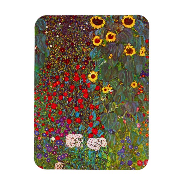 Magnet Flexible Jardin de la ferme Gustav Klimt avec l'aimant des  (Vertical)