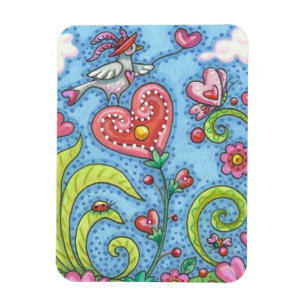 MAGNET FLEXIBLE JARDIN DE LA SAINT-VALENTIN MAGNÉTISME WHIMSICAL *