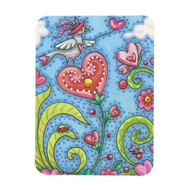 MAGNET FLEXIBLE JARDIN DE LA SAINT-VALENTIN MAGNÉTISME WHIMSICAL * (Vertical)