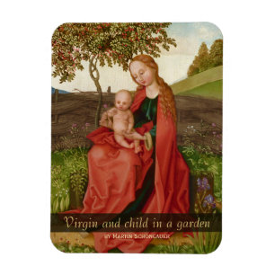 Magnet Flexible Jardin de Vierge et d'enfant de Martin Schongauer