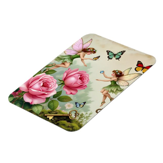 Magnet Flexible Jardin Enchanté des Fées Florales (Côté Gauche)