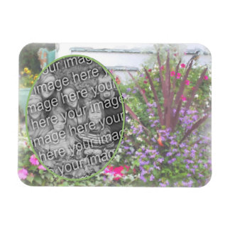 Magnet Flexible Jardin Fleur Jardin Peinture Ajouter Votre Photo