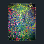 Magnet Flexible Jardin italien Gustav Klimt<br><div class="desc">Magnet représentant la peinture à l’huile de Gustav Klimt,  Paysage du jardin italien (1913). Un beau jardin de fleurs colorées : rouge,  blanc,  rose,  violet. Un grand cadeau pour les amateurs d'art Art Nouveau et autrichien.</div>