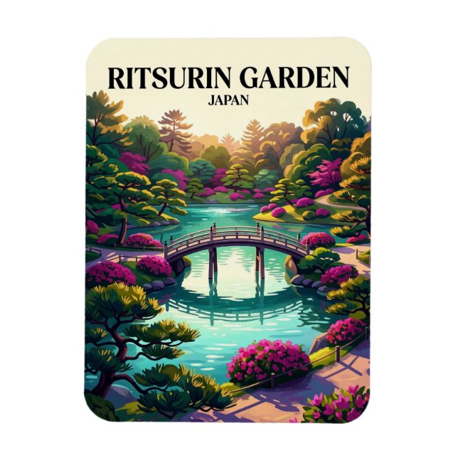 Magnet Flexible Jardin Ritsurin Japon (Vertical)