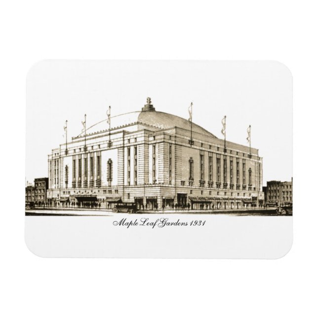 Magnet Flexible Jardins de la feuille d'érable 1931 (Horizontal)