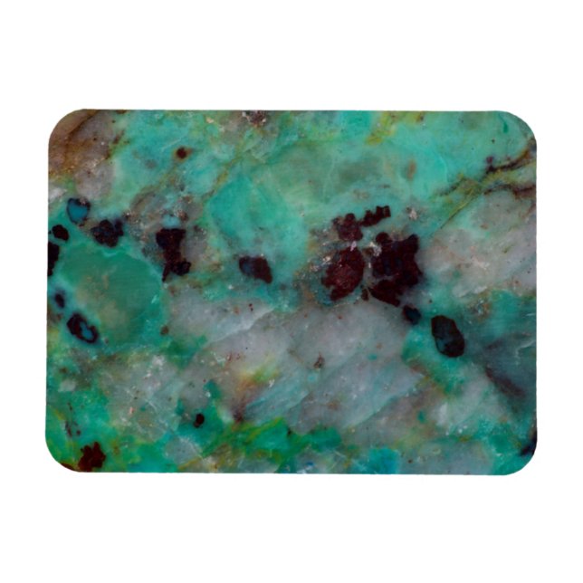 Magnet Flexible Jasper de Chrysocolle Bleu (Horizontal)