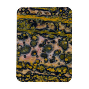 Magnet Flexible Jasper d'océan à taches jaunes