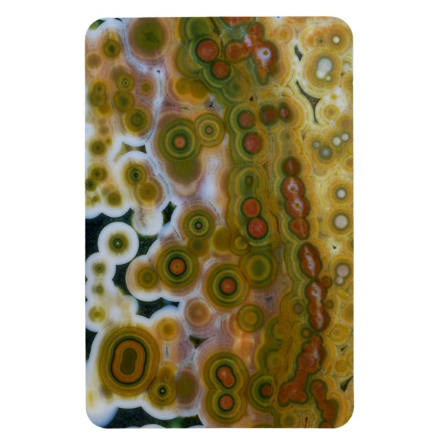 Magnet Flexible Jasper d'océan de couleur jaune (Vertical)