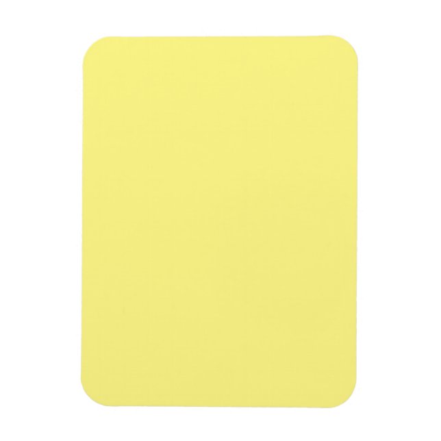 Magnet Flexible Jaune clair #FFF888, Marzipan (Vertical)