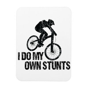 Magnet Flexible Je Fais Mes Propres Pieds En Vélo De Descente Drôl