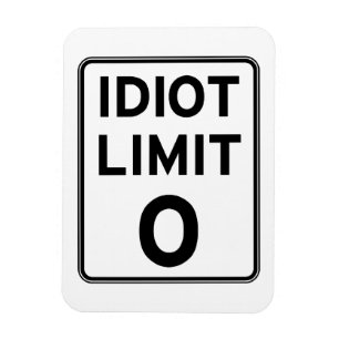 Magnet Flexible Je ne peux plus m'occuper d'idiots