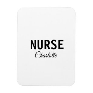 Magnet Flexible Je suis infirmière médecin expert ajouter votre no
