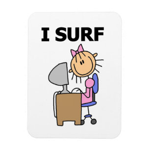 Magnet Flexible Je surfe sur le Web
